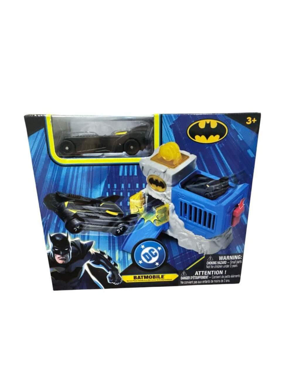 DC Batman Mini Batmobile Playset With Launcher & Ramp